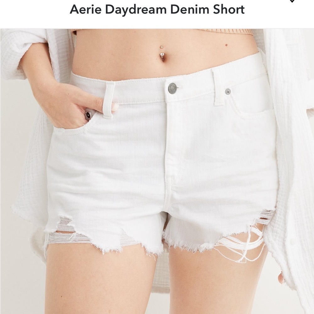 Aerie Daydream Denim Shorts